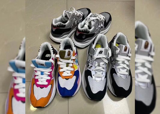 As novas interações BAPE x New Balance 57/40 - THE GAME
