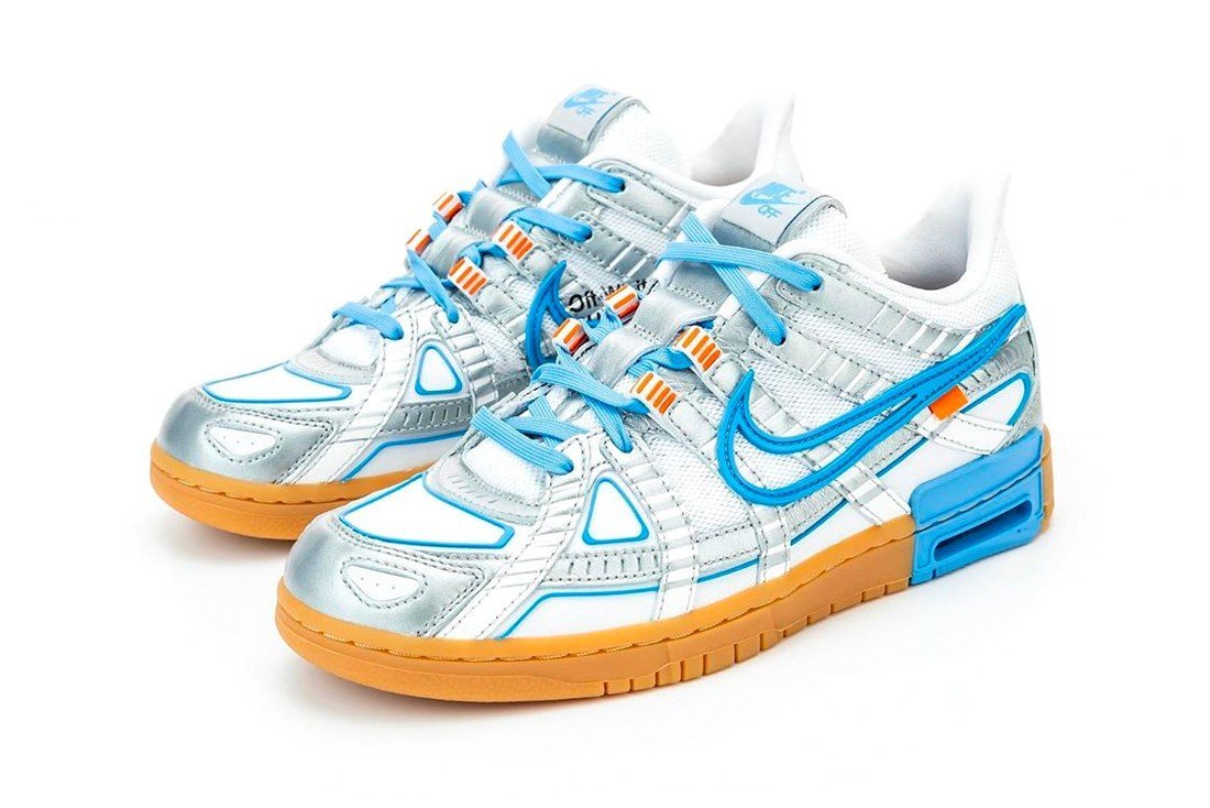 As primeiras imagens do Off-White x Nike Air Dunk University Blue - THE GAME
