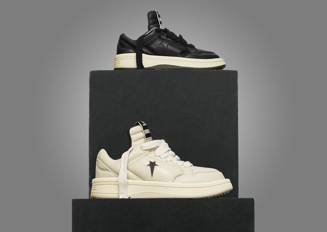 O repaginado Converse Weapon de Rick Owens