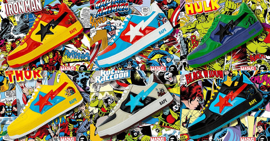 BAPE anuncia novos Marvel x Bape Sta - THE GAME