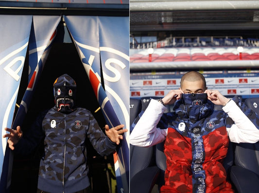 BAPE apresenta campanha da coleção colaborativa com o PSG - THE GAME