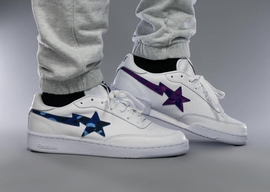 Bape e Reebok planejam o lançamento do Club C Bapesta - THE GAME