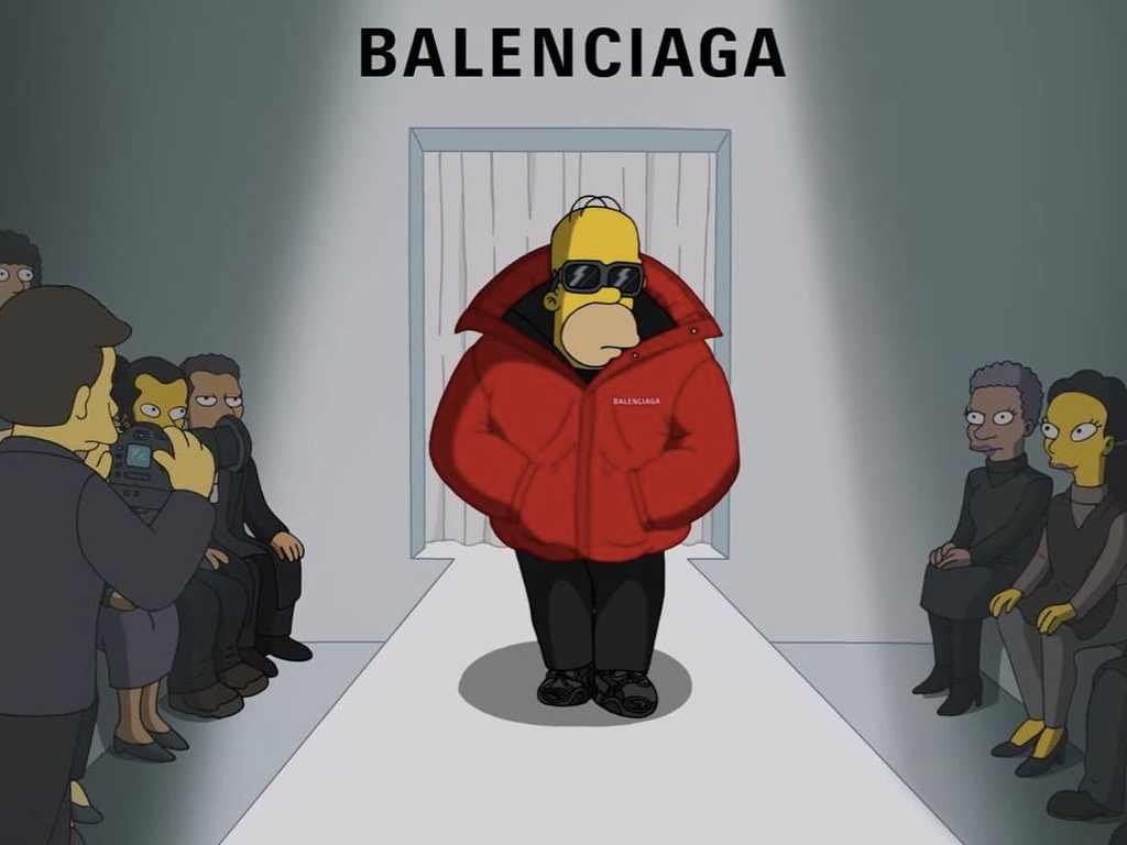 A Parceria entre Balenciaga e os Simpsons