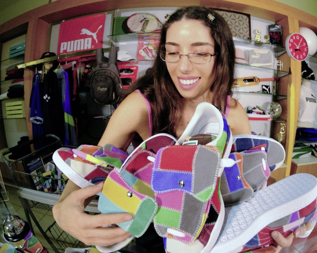 Collab criativa e sustentável une Puma Suede, Nicole McLaughlin e Atmos - THE GAME