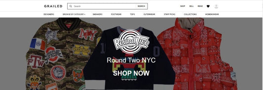 Confira A Colaboração Entre Round Two e Grailed - THE GAME