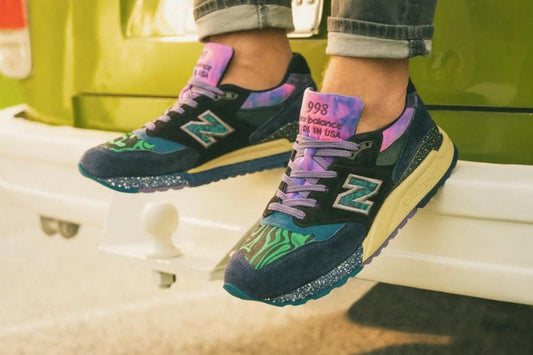 Conheça o novo New Balance 998 Blue with Green Galaxy - THE GAME