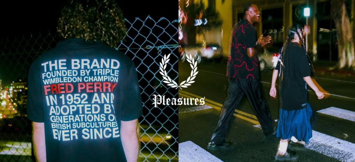 Fred Perry e PLEASURES exploram contracultutra em nova collab