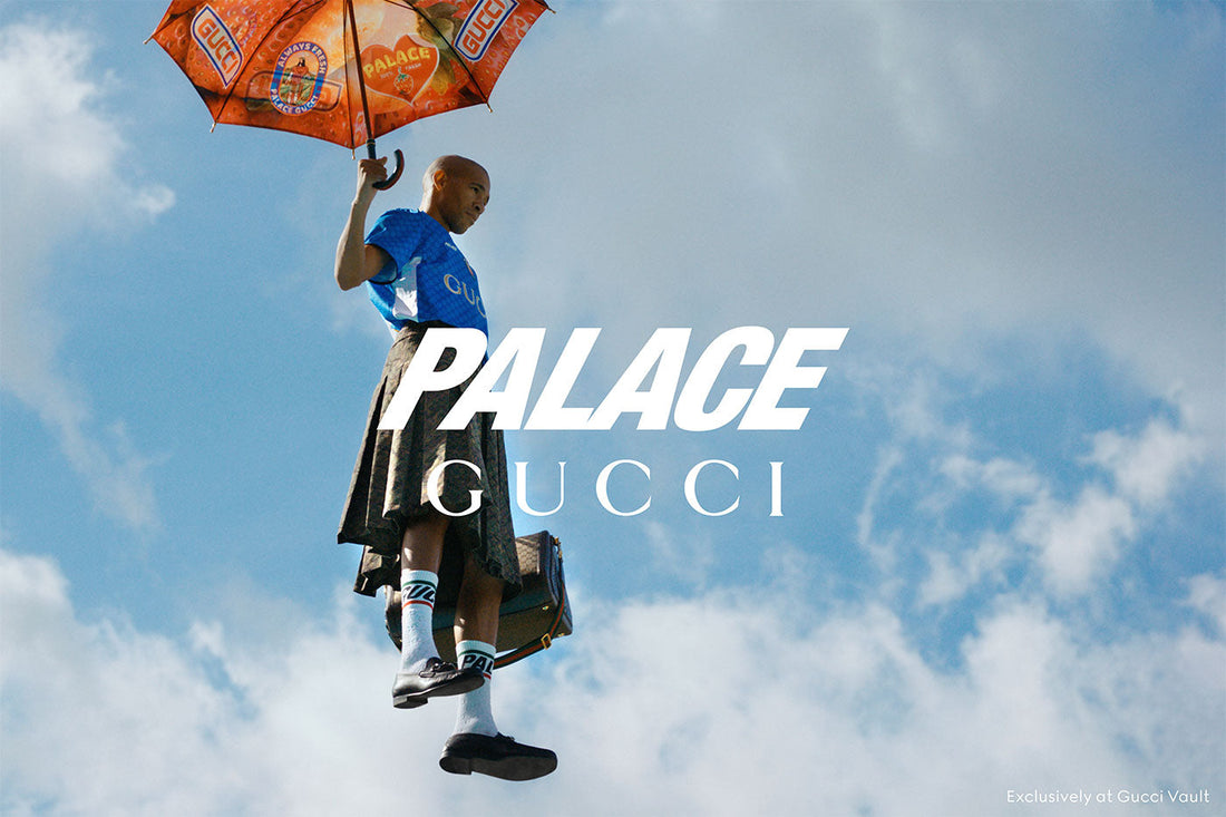 Palace x Gucci ofertará kits esportivos printed football jerseys