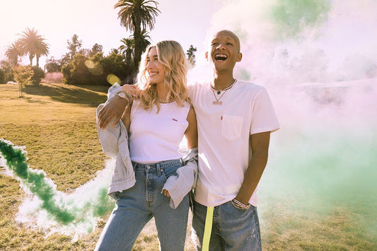 Jaden Smith e Hailey Bieber Estrelam Nova Campanha Da Levi's - THE GAME