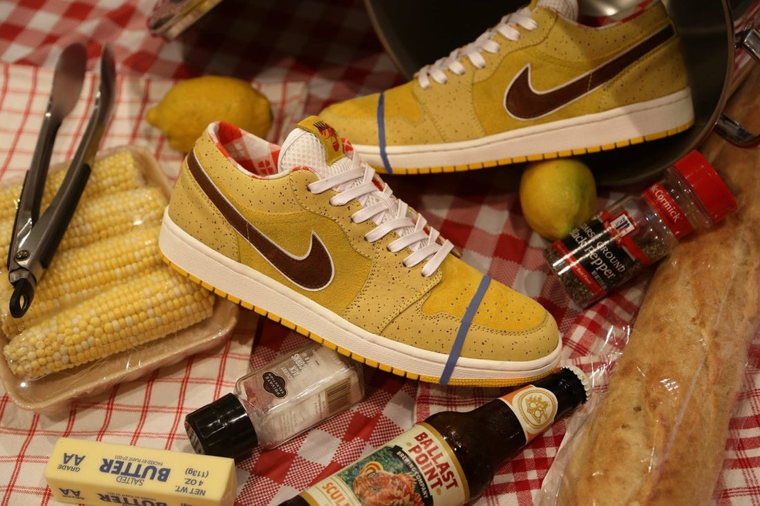 JohnnysKicks e Ceeze reinterpretam Dunk Yellow Lobster em um Air Jordan 1 - THE GAME