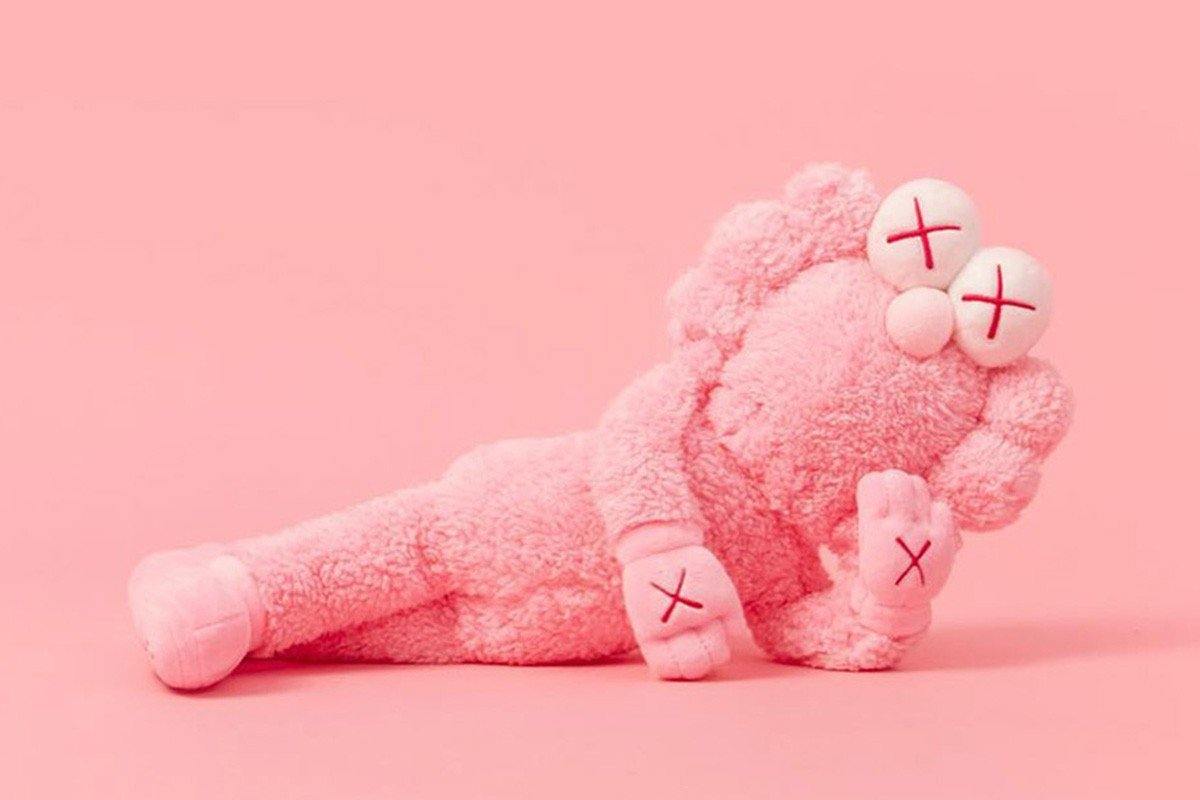 Kaws sales pink doll