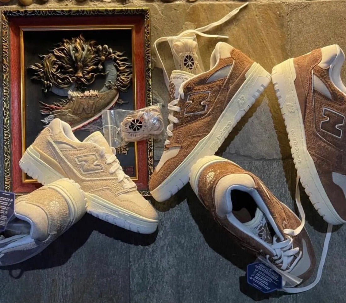 Novas cores e texturas do Aimé Leon Dore x New Balance 550 - THE GAME