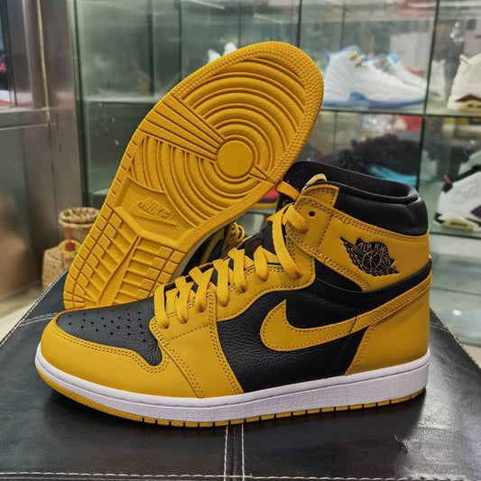Novas imagens detalham Air Jordan 1 High OG Pollen - THE GAME