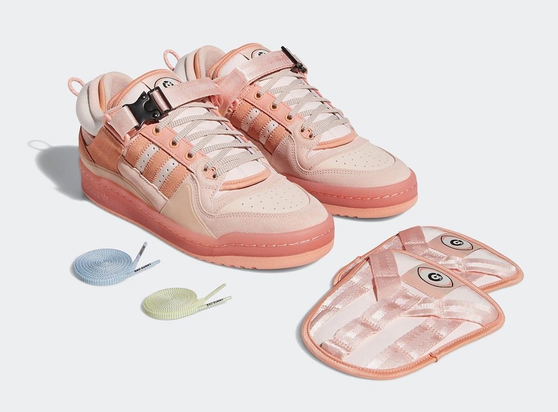 Novo Bad Bunny x Adidas Forum Buckle Low ganha detalhes oficiais - THE GAME