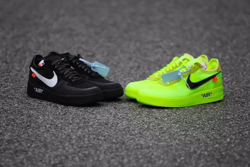 Off-White x Air Force 1 Low "Volt" e "Black Cone" chegam ao Brasil - THE GAME