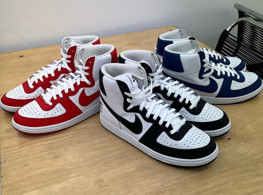 Os novos Comme des Garçons Homme Plus x Nike Terminator High - THE GAME