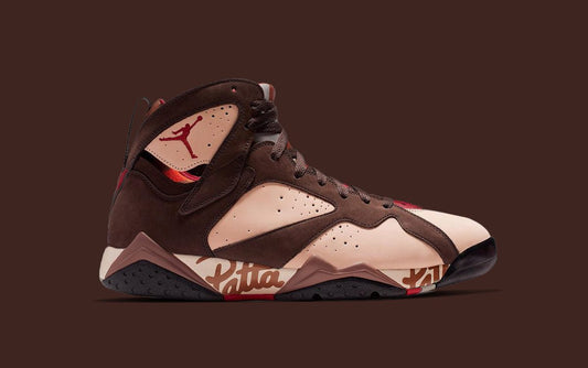 Os primeiros detalhes do Air Jordan 7 em collab com a Patta - THE GAME