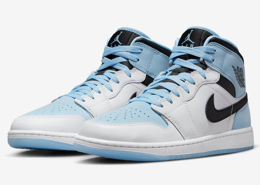 Parece que vem aí o Air Jordan 1 Mid "Icy Blue" - THE GAME