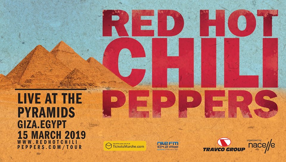 Red Hot Chilli Peppers faz show histórico nas pirâmides do Egito - THE GAME