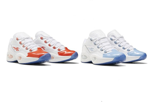 Reebok Question Low ganha versões Vivid Orange e Fluid Blue - THE GAME