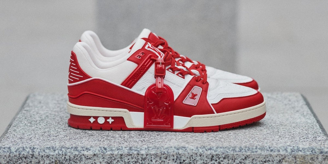 Sample do sneaker Louis Vuitton Trainer é leiloado para caridade - THE GAME