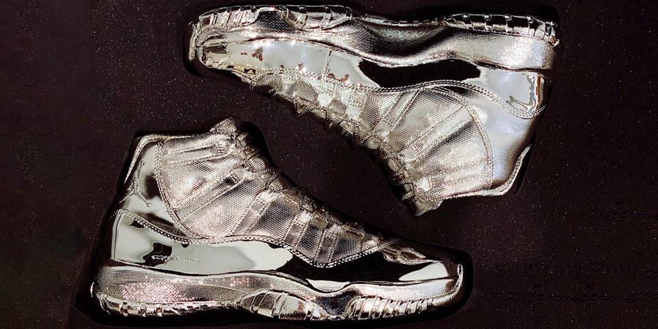 SNIPES sorteia escultura Air Jordan 11 Study 011: Silver
