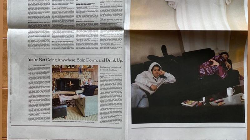 Supreme Faz Propaganda No The New York Times Para As Pessoas Ficarem Em Casa