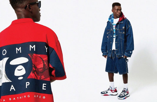 Tommy Hilfiger E AAPE Se Unem Em Coleção Que Nos Leva Aos Anos 90 Do Streetwear Japonês - THE GAME