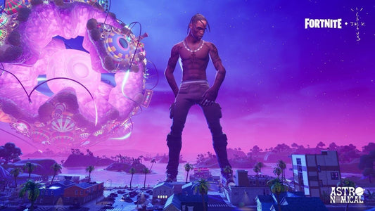 Travis Scott estabelece recorde histórico de espectadores ao vivo em Fortnite - THE GAME