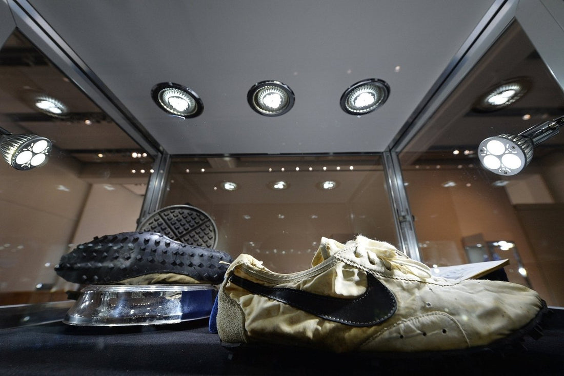 US $ 437.500 esse foi o valor de arremate do Nike Waffle Flat Moon Shoe - THE GAME