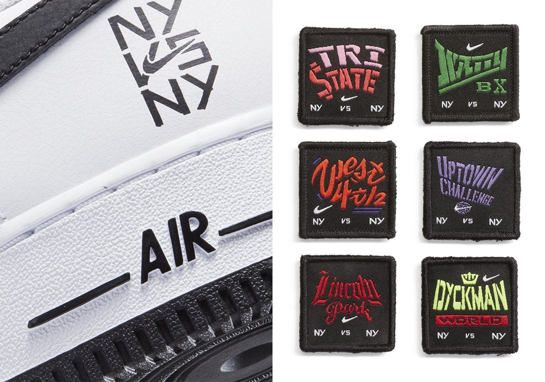 Versão 2020 do Nike Air Force 1 Low NY vs NY traz patches intercambiáveis