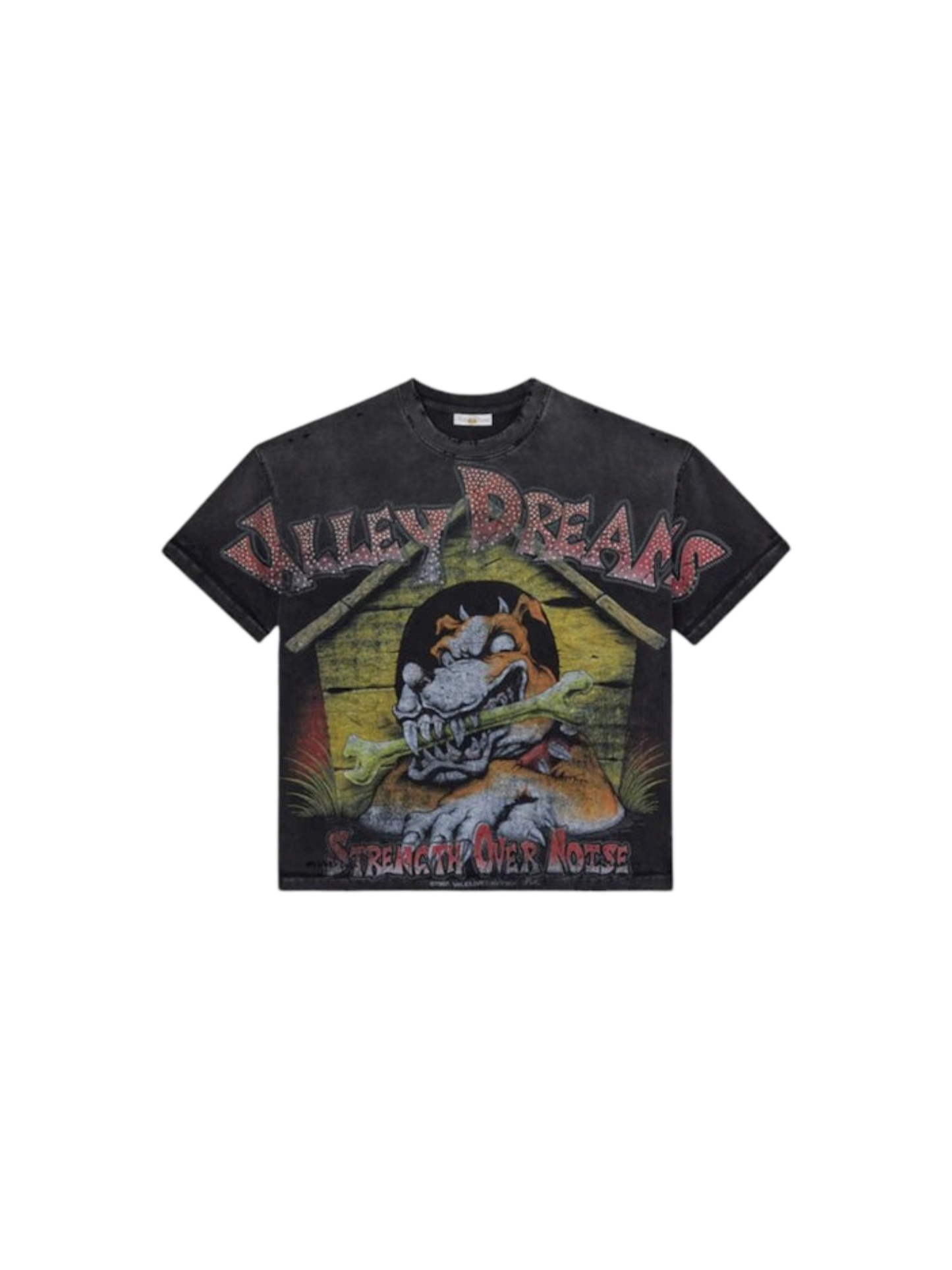 Camiseta Vale Forever Doghouse Bling "Stoned Black"