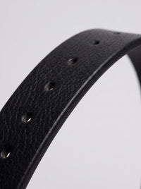 Leather Belt THESAINT "Black"