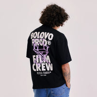 T-Shirt BOLOVO Camiseta Boxy Oversized Director's Cut Preta - THE GAME