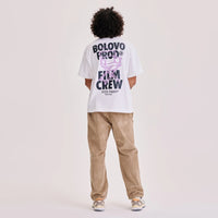 T-Shirt BOLOVO Camiseta Boxy Oversized Director's Cut Off White - THE GAME