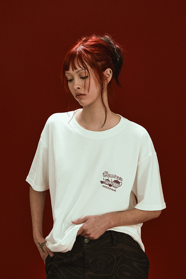 CARNAN - Tea Time Classic T-Shirt "Off White"