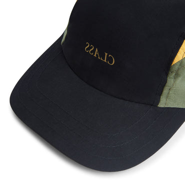 3 Panel Hat Class Inverso "Black/Green/Mostard"