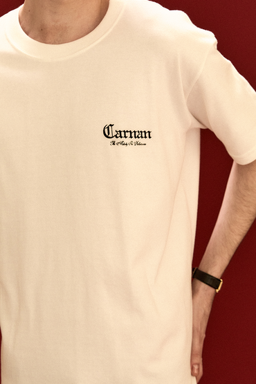 CARNAN - Crest Classic T-Shirt "Off White"