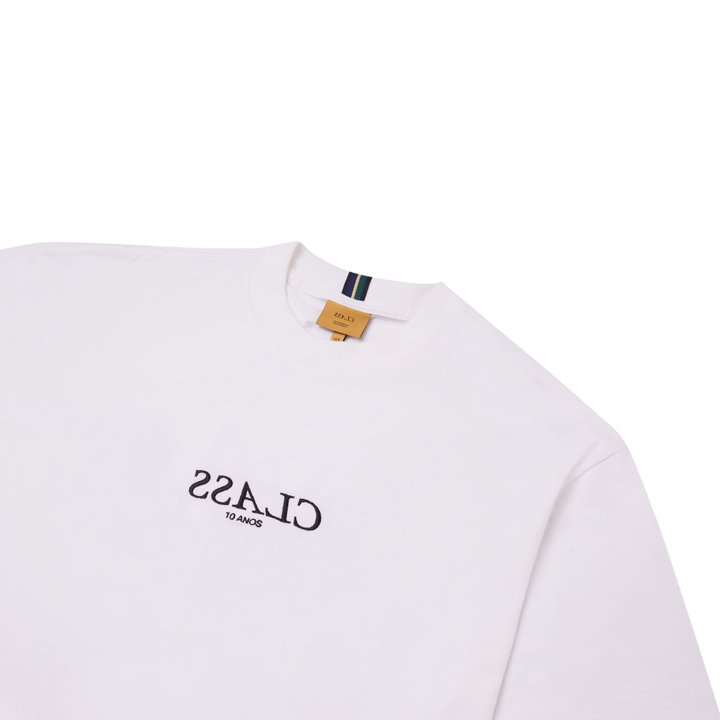 Camiseta Class Inverso 10 Anos "Off-White"