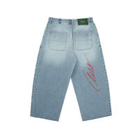 Wide Jeans Pants Class "Serigraphy Blue"