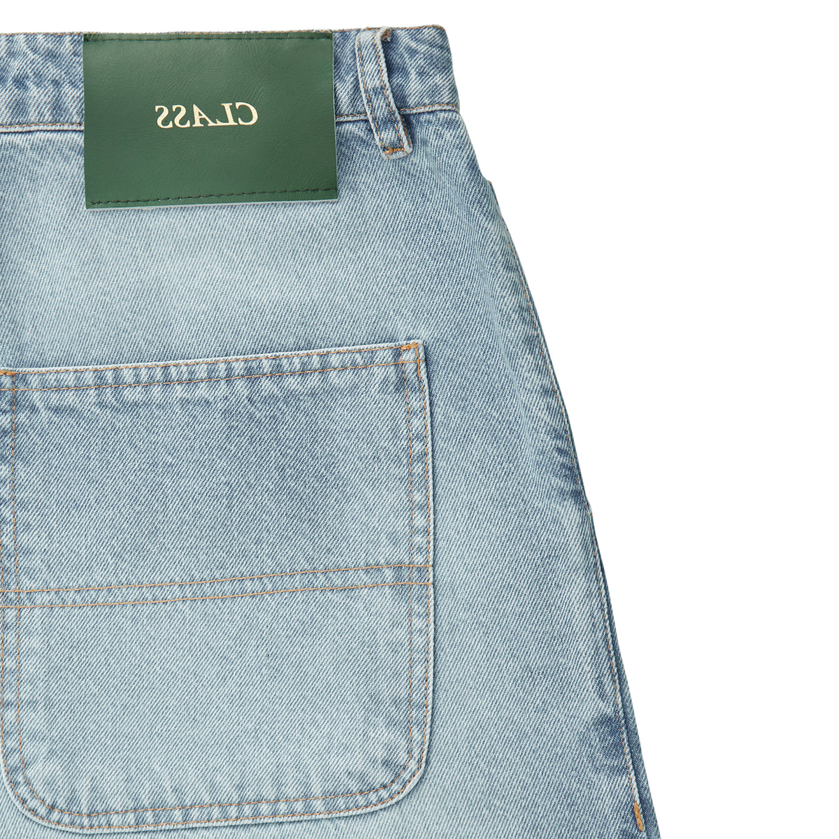 Wide Jeans Pants Class "Serigraphy Blue"