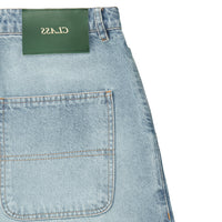 Wide Jeans Pants Class "Serigraphy Blue"