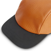 3 Panel Leather "Orange & Black"