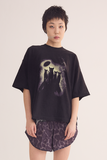 Alcateia Boxy Tee "Black"