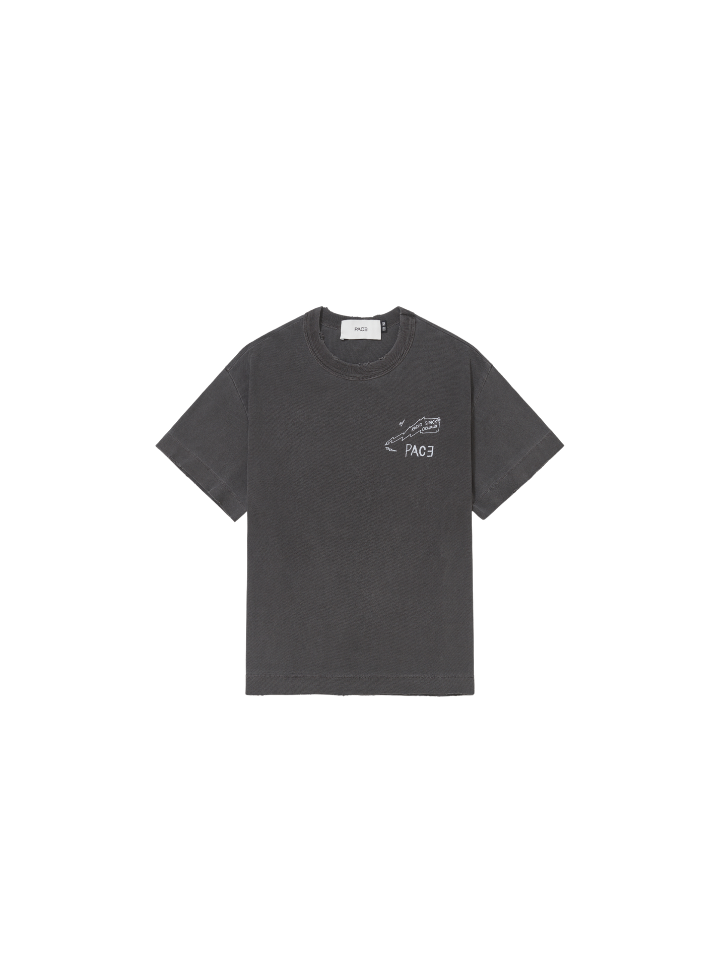 Tee Okinawa Sketches "Stone Washed Black"