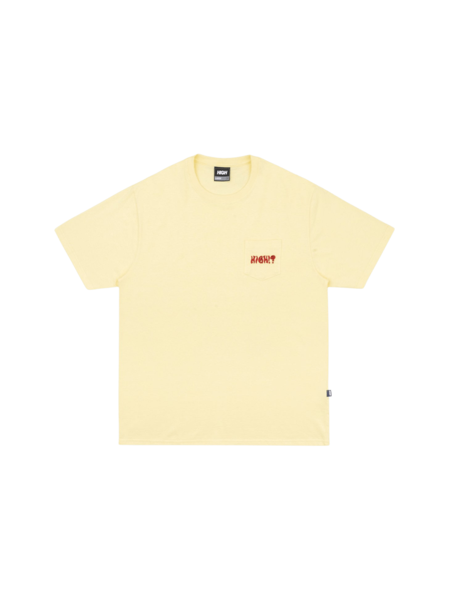 45847096033565 T-Shirt HIGH - Camiseta Pocket Confused "Soft Yellow" S/P da HIGH COMPANY vendido pela THE GAME