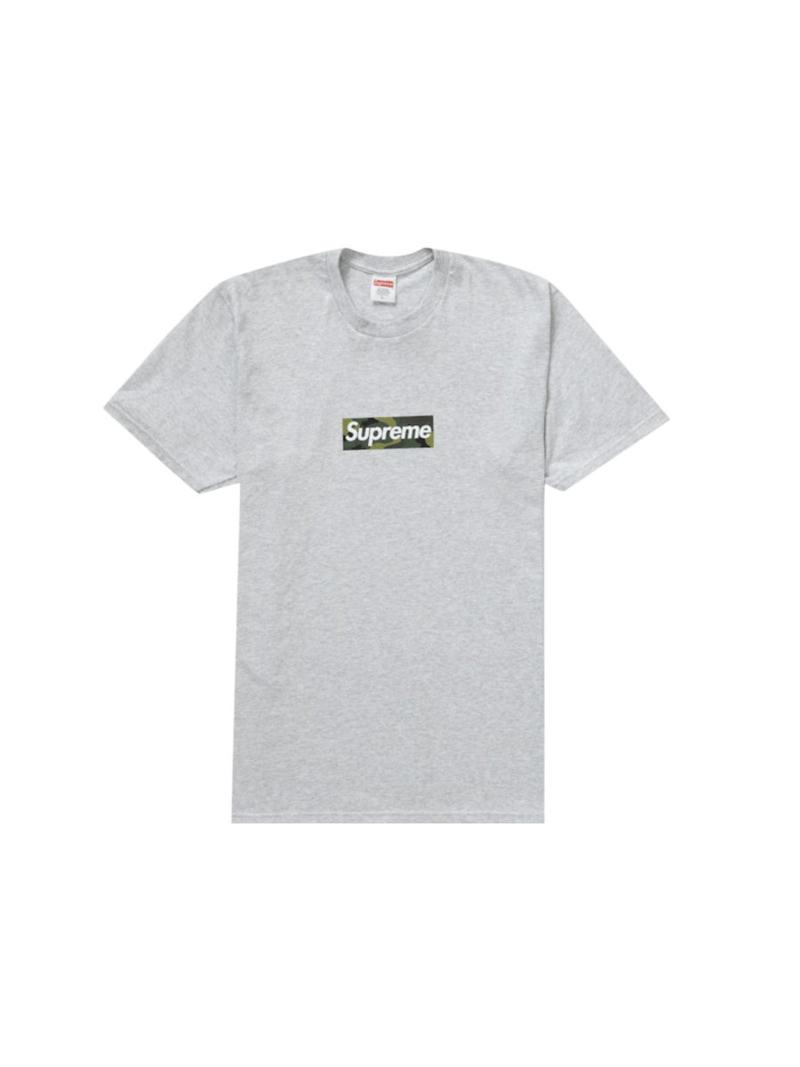 47339281482013 T-Shirt Camo Box Logo Tee "Ash Grey" XL/GG da SUPREME vendido pela THE GAME