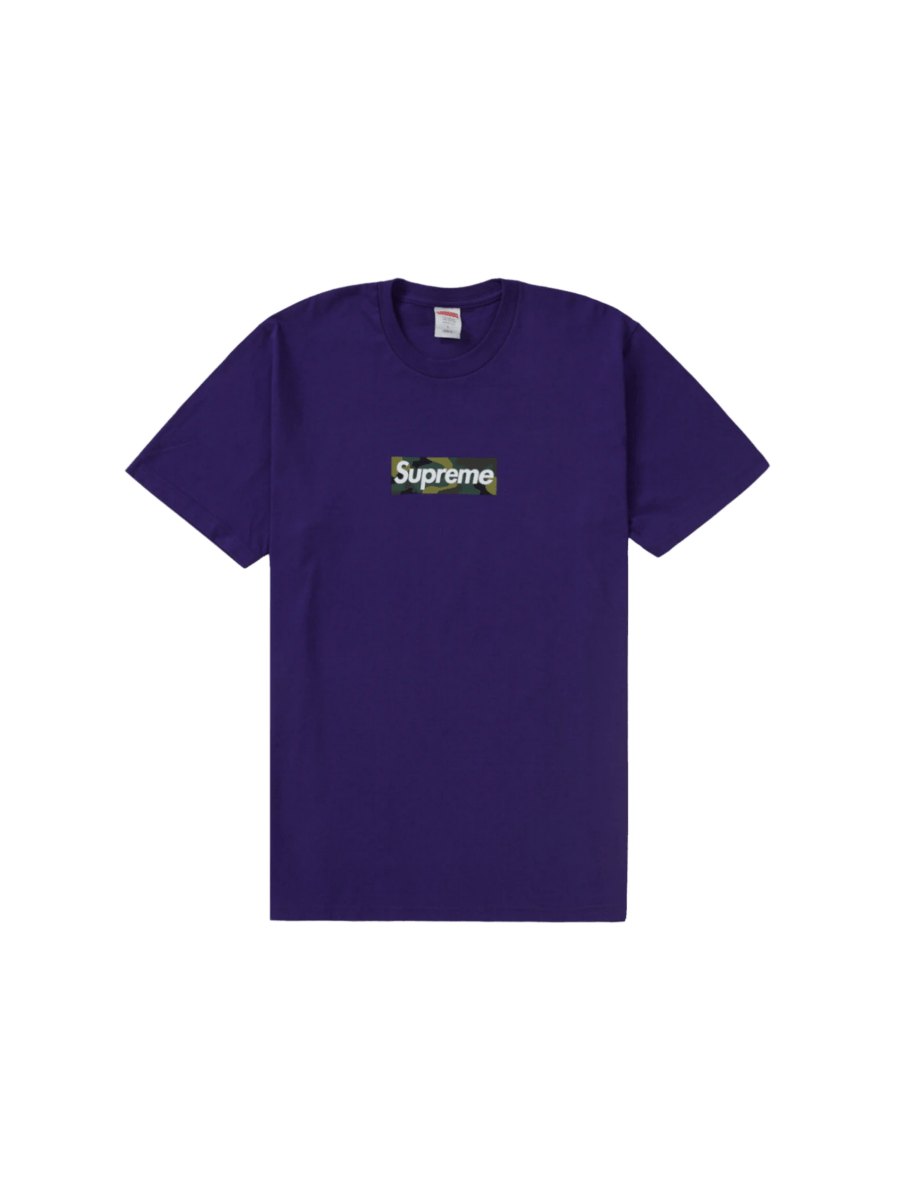 47339284988189 T-Shirt Camo Box Logo Tee "Purple" L/G da SUPREME vendido pela THE GAME