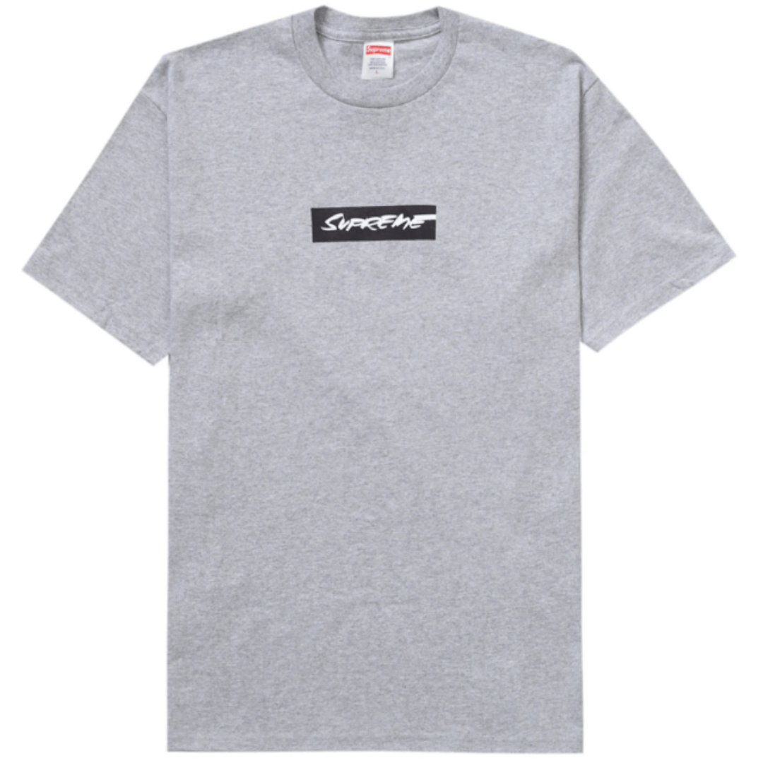 48211926188317 T-Shirt SUPREME - Futura Box Logo Tee "Heather Grey" L/G da SUPREME vendido pela THE GAME