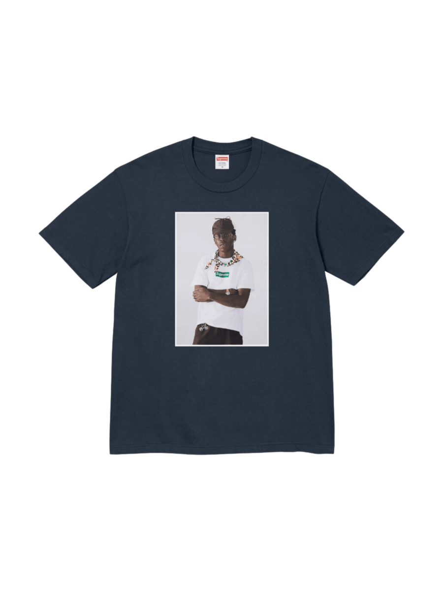 49178303758621 T-Shirt Tyler, The Creator Tee "Navy" M da SUPREME vendido pela THE GAME